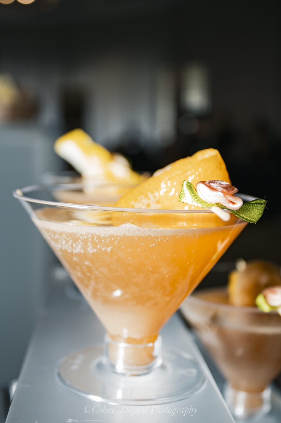 A signature build, garnished to the menu